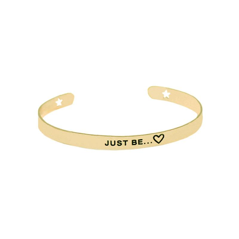 Cuff bracelet "JUST BE"