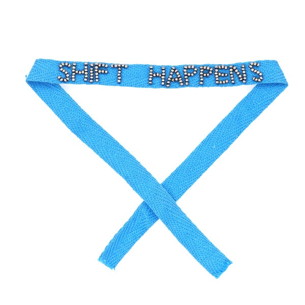 Rope word bracelet "Shift Happens "