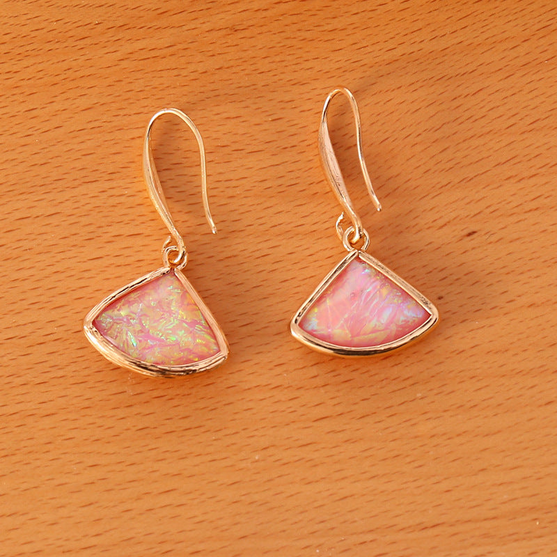 Opals imitation earrings