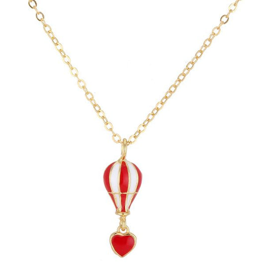 18k gold plated "Air Balloon" Necklace