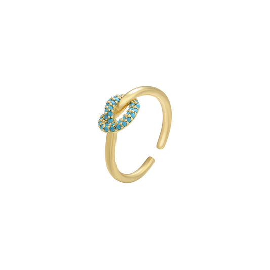 Knot Zirconia Ring