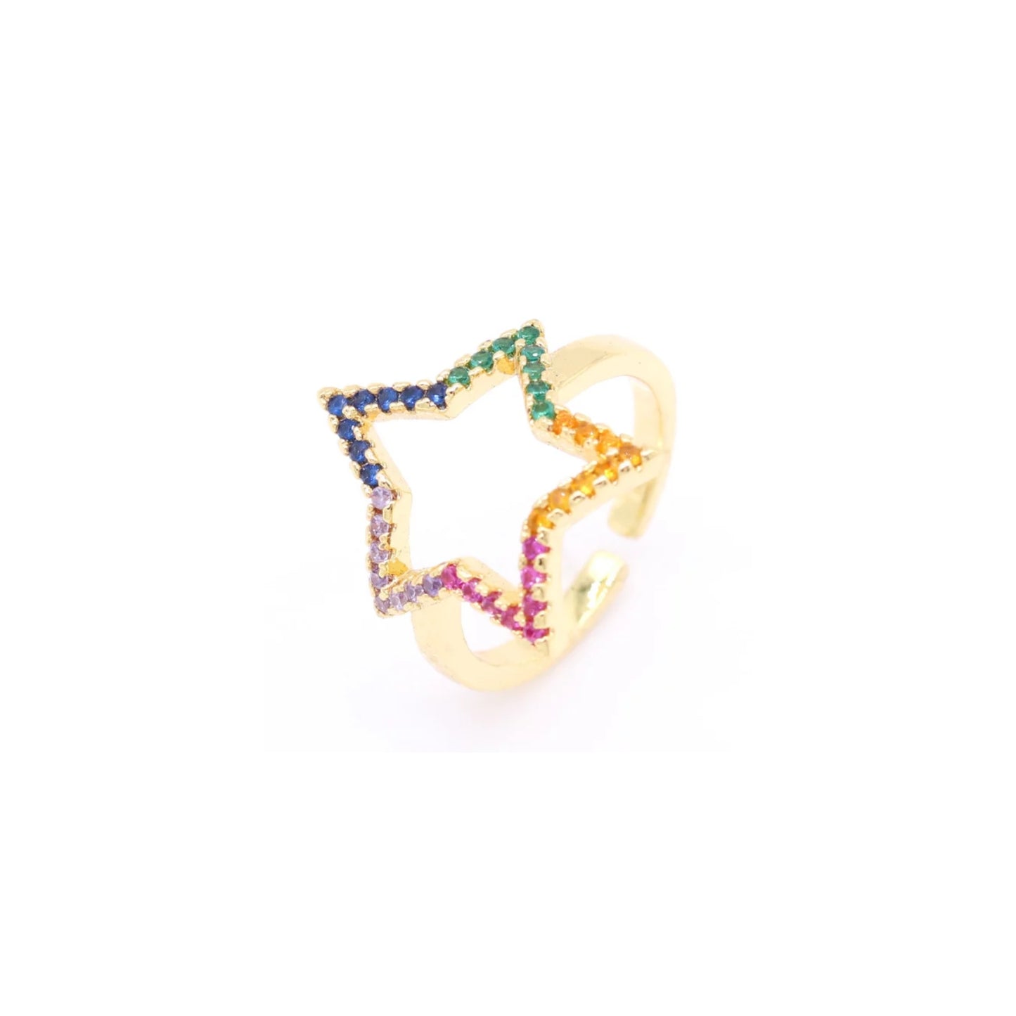 MiniLux "Star" Zirconia ring