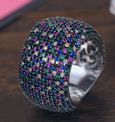 diamond zirconia ring 