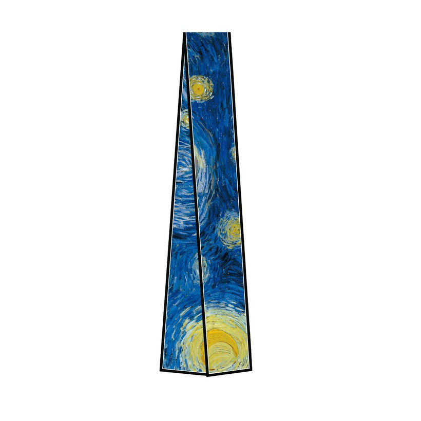 Van Goh : The starry night ribbon scarf