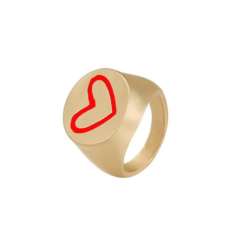 MiniLux "Heart statement" ring