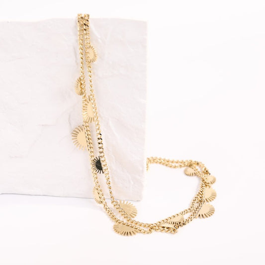 Sun Curb necklace