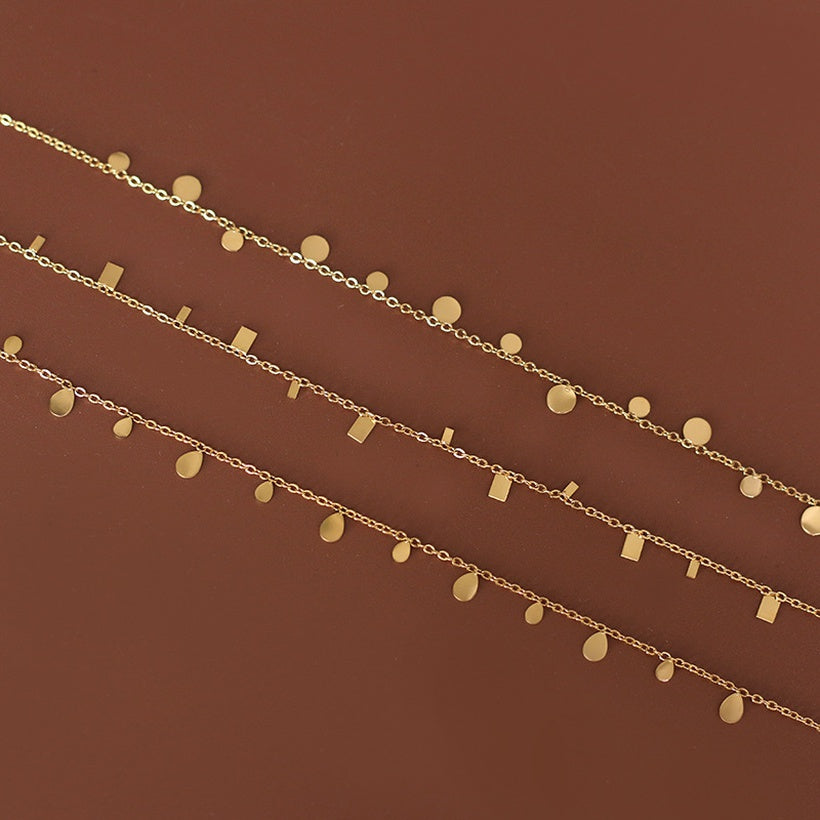Gold alike round shaped Necklace