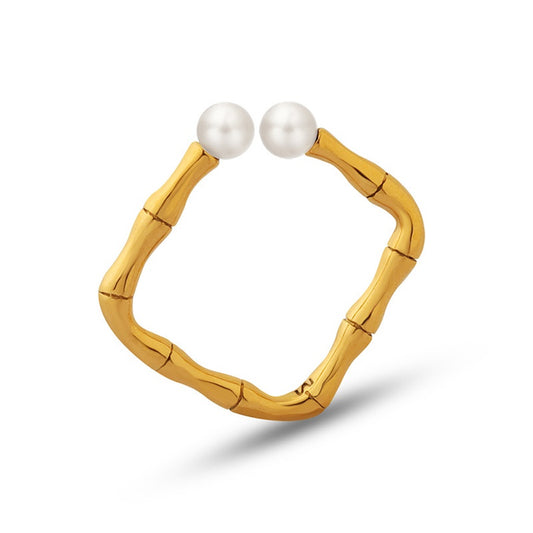 Bamboo Fresh Pearl ring