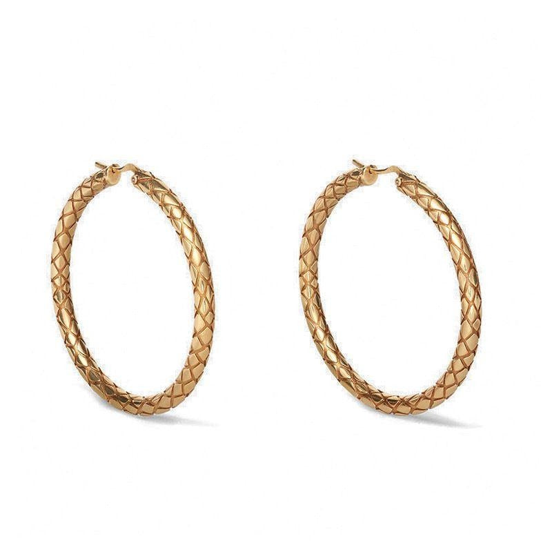 18k gold plated Hoop Earrings