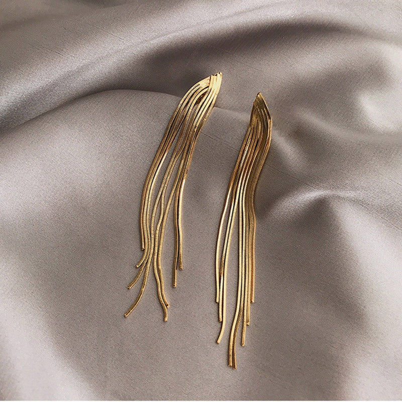18k gold plated Tassel earrings