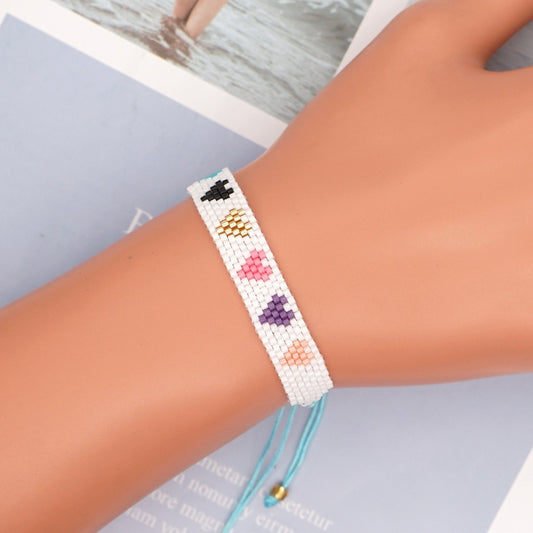Miyuki beads bracelet "Multicolour love"