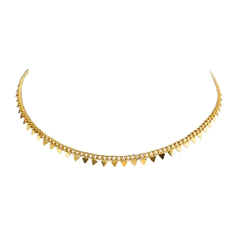 Heart snake bone necklace