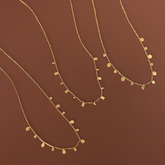 Gold alike round shaped Necklace