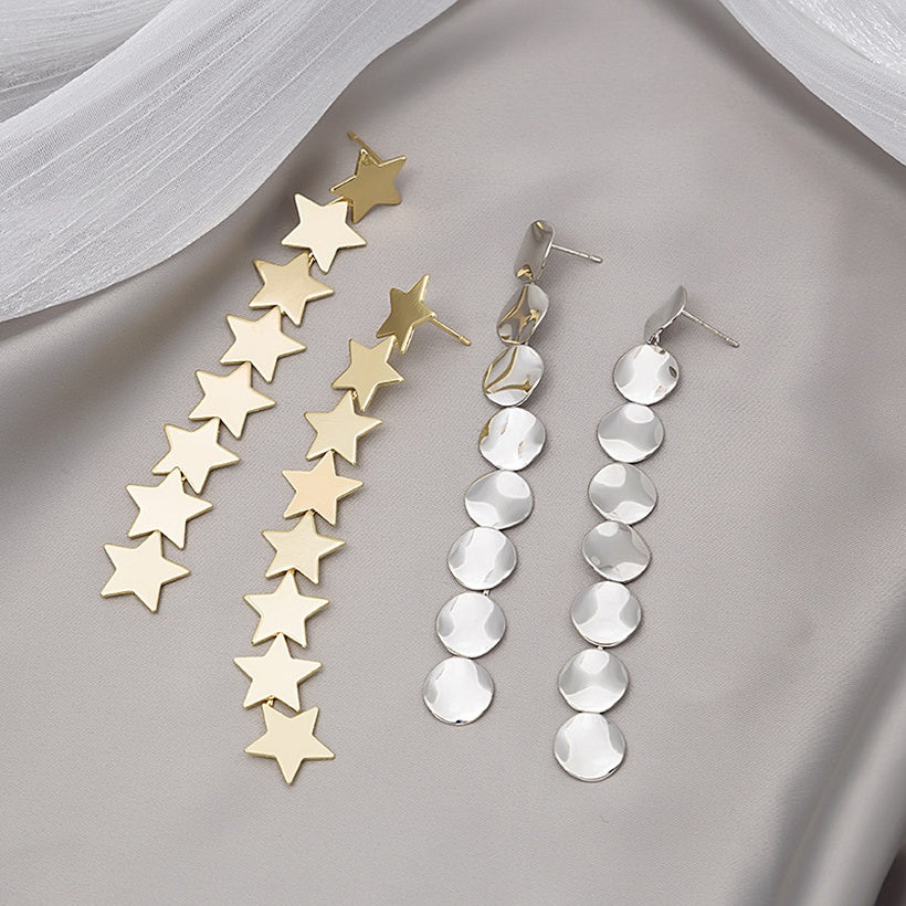 Star tassel earrings