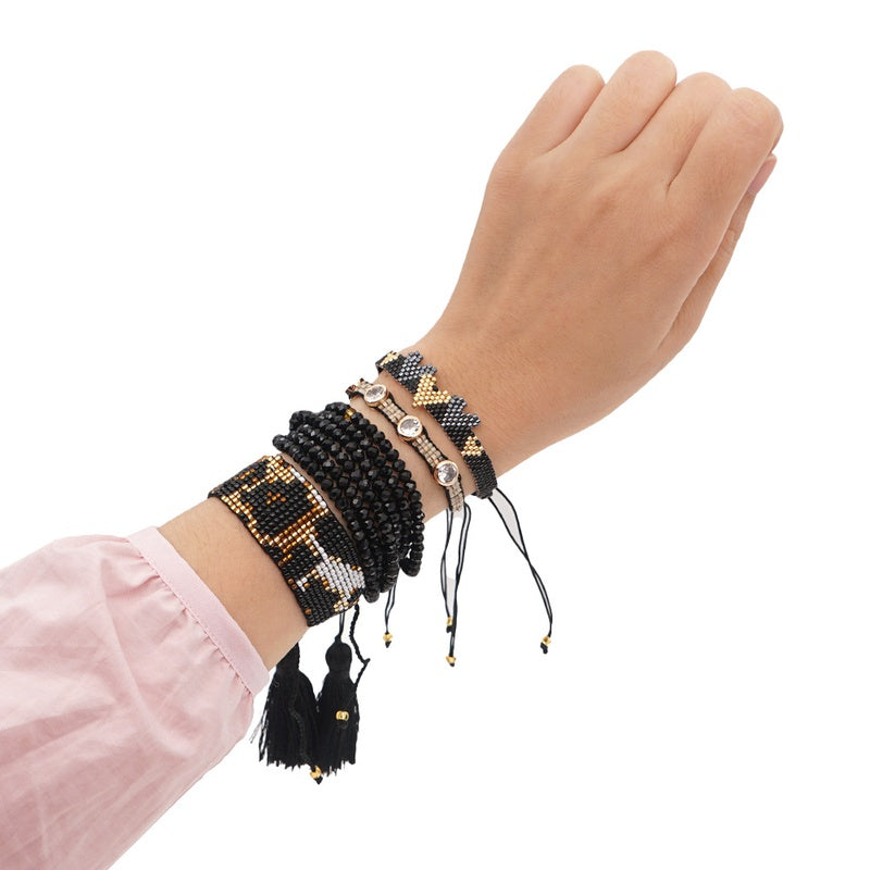 Miyuki beads leopard bracelet